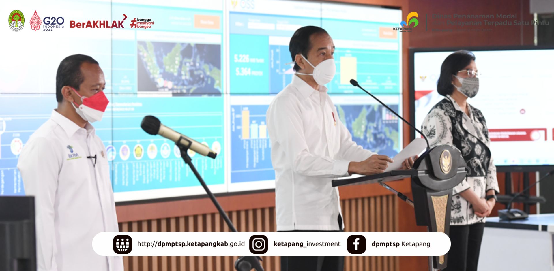 PRESIDEN JOKOWI RESMIKAN PELUNCURAN OSS BERBASIS RISIKO